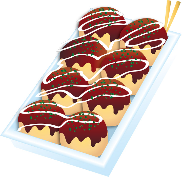 たこ焼イラスト - No: 1679118無料イラスト・フリー素材なら「イラストAC」