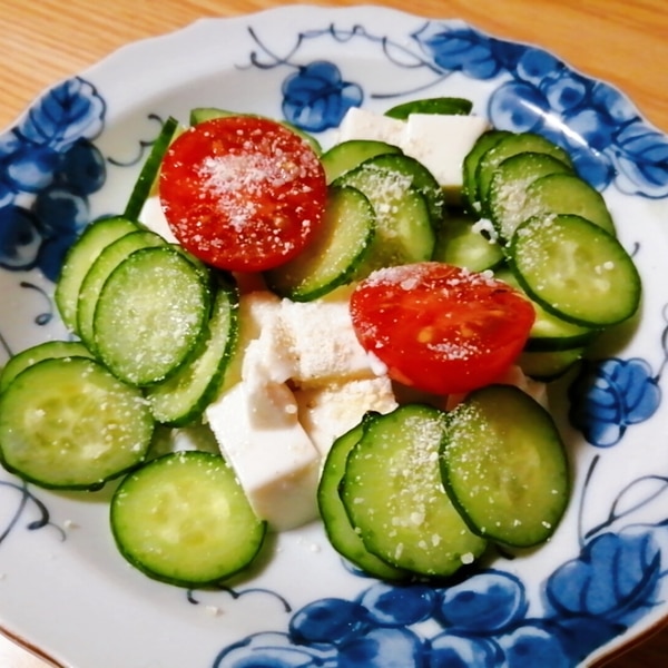 わさび昆布と豆腐のトマトカップサラダ昆布Lifeブログ