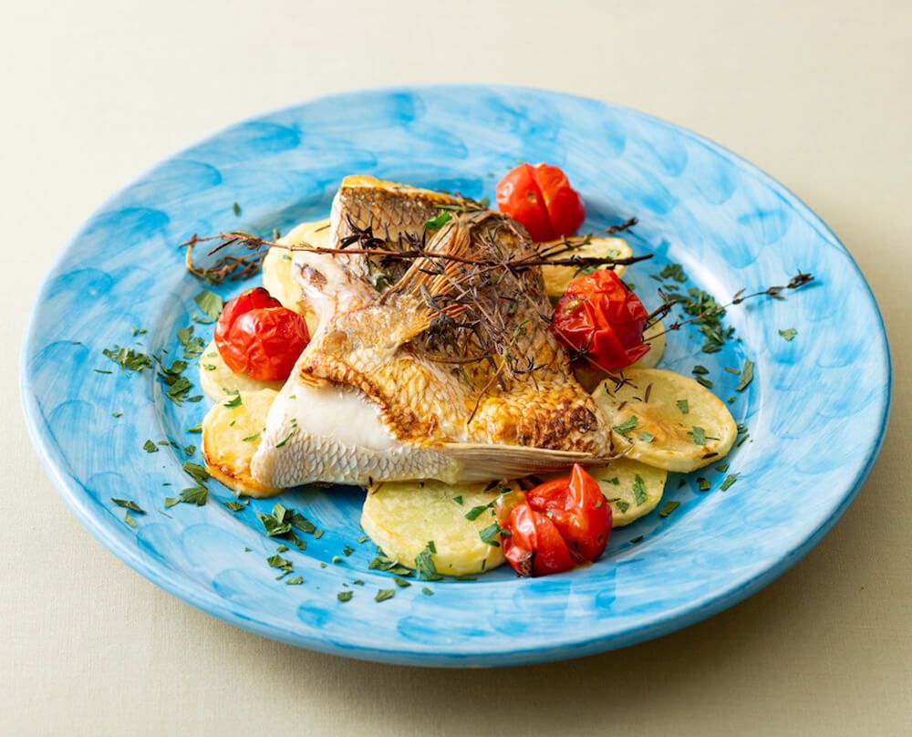 のりえレシピ: 天然ブリカマの塩焼き と 真鯛のかぶら蒸し