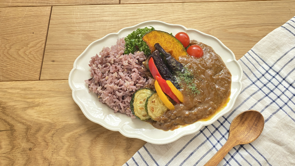華やか！映える！揚げ野菜カレーわくわくレシピ植物のチカラ 日清オイリオ