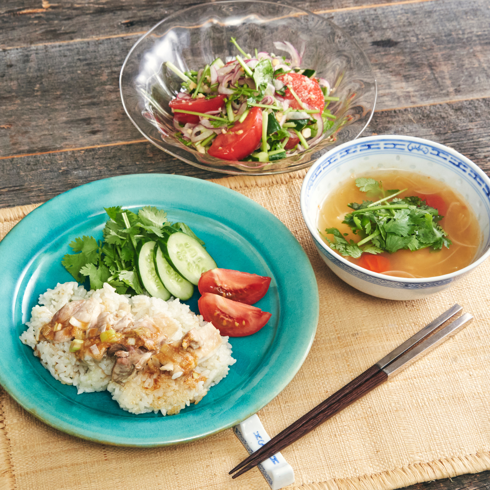 夕食 カオマンガイの献立米穀安定供給確保支援機構：米ネット