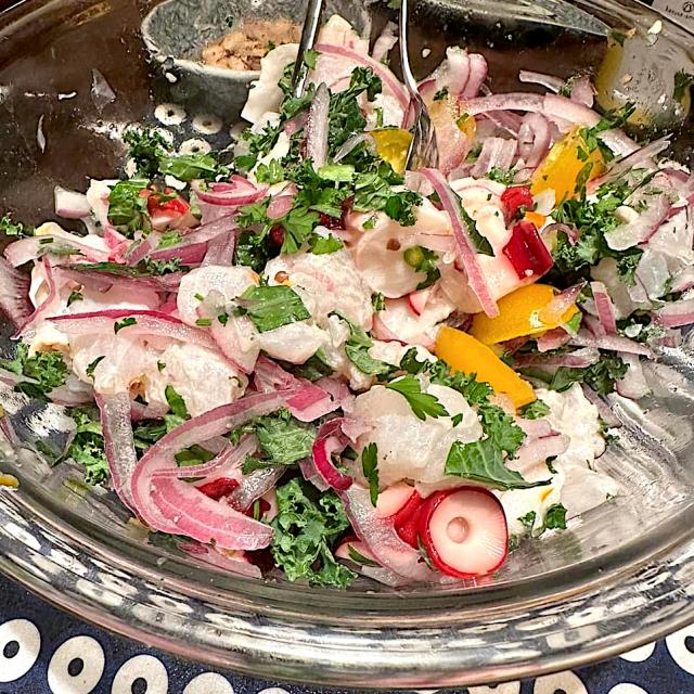 タコのセビーチェ 写真素材7141918- フォトライブラリー photolibrary