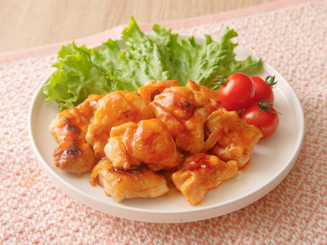 ミツカンカンタン酢で照り焼き