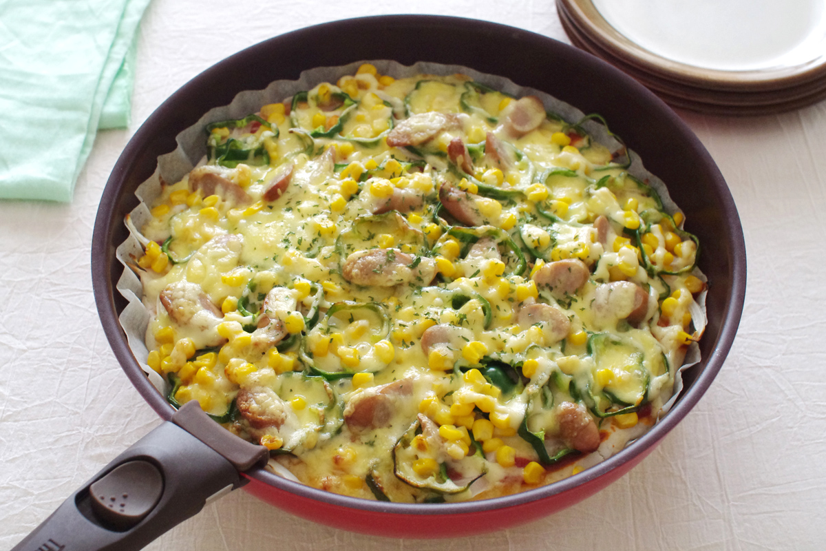 フライパンで簡単！米粉チーズパン