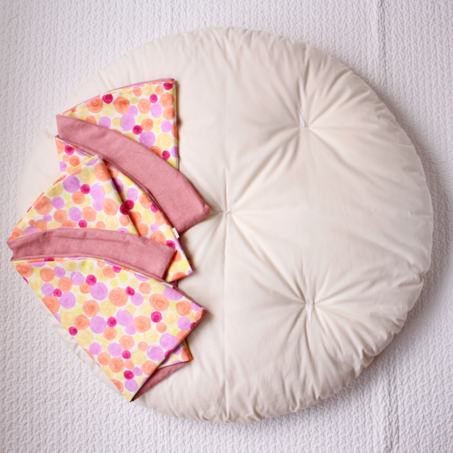 洛中高岡屋 せんべい座布団 撥水ヌード＆カバーセット cuna select限定