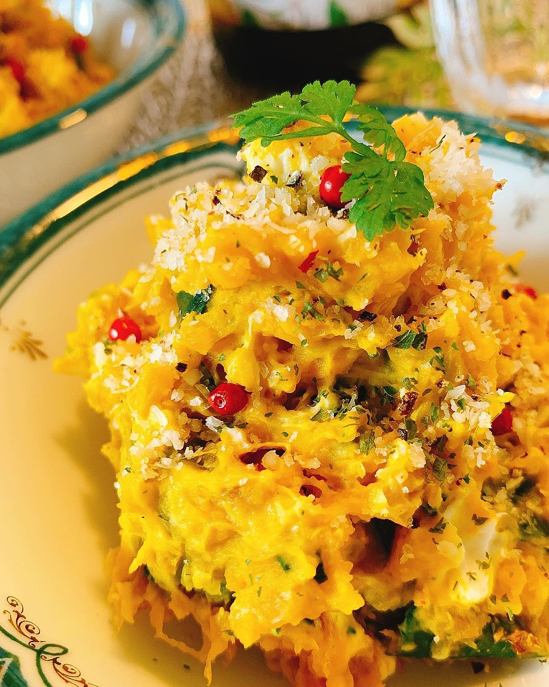 かぼちゃサラダ レーズンクリームチーズ