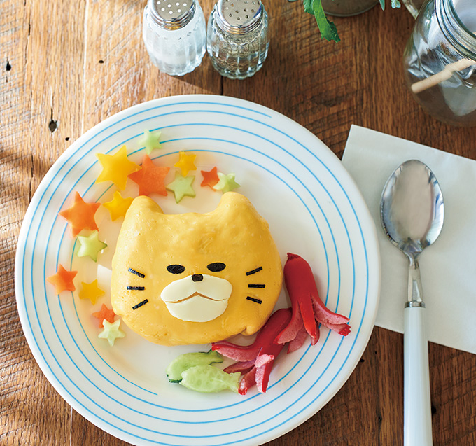 クマちゃん弁当♡オムライス♡簡単キャラ弁