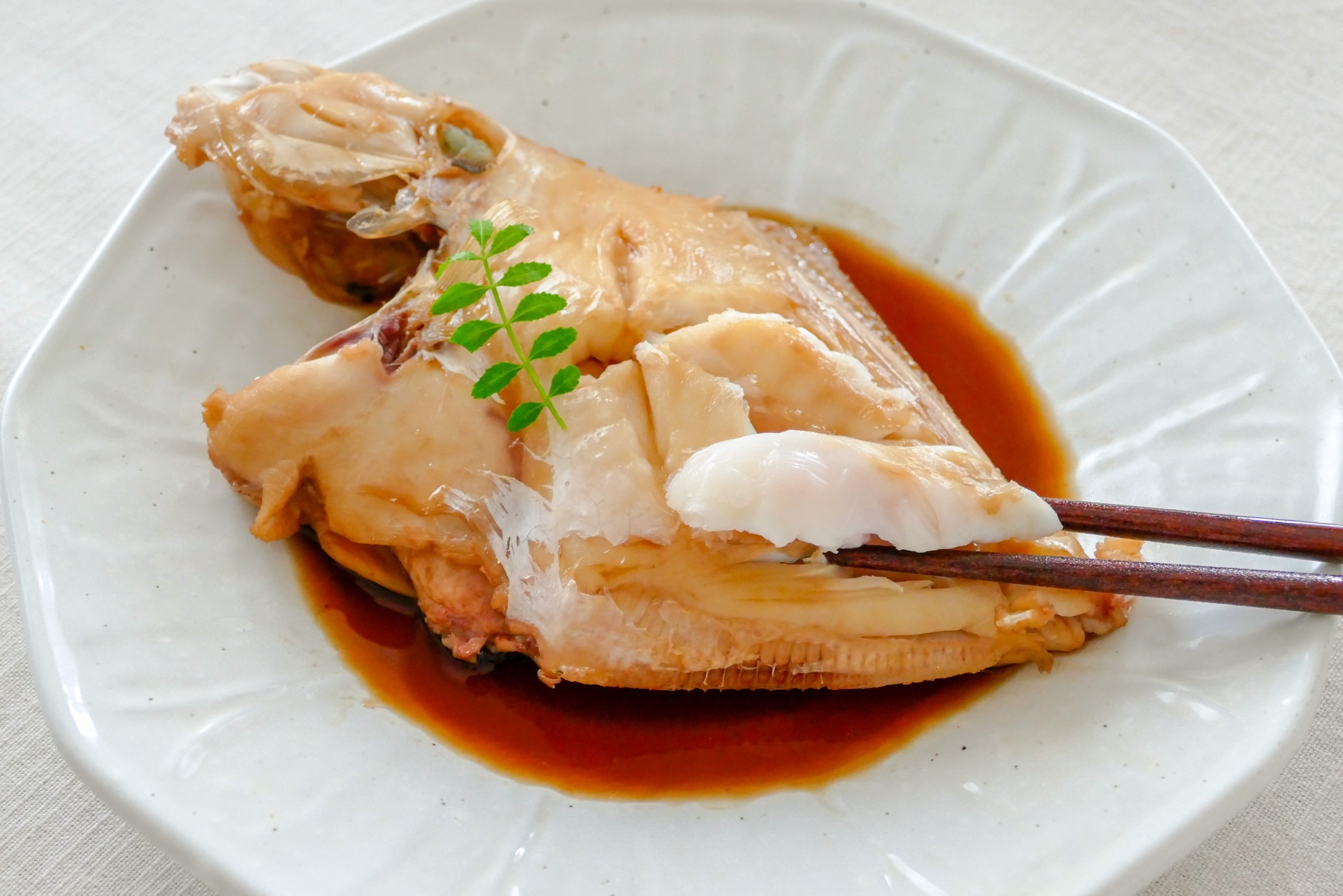 カワハギの煮付け