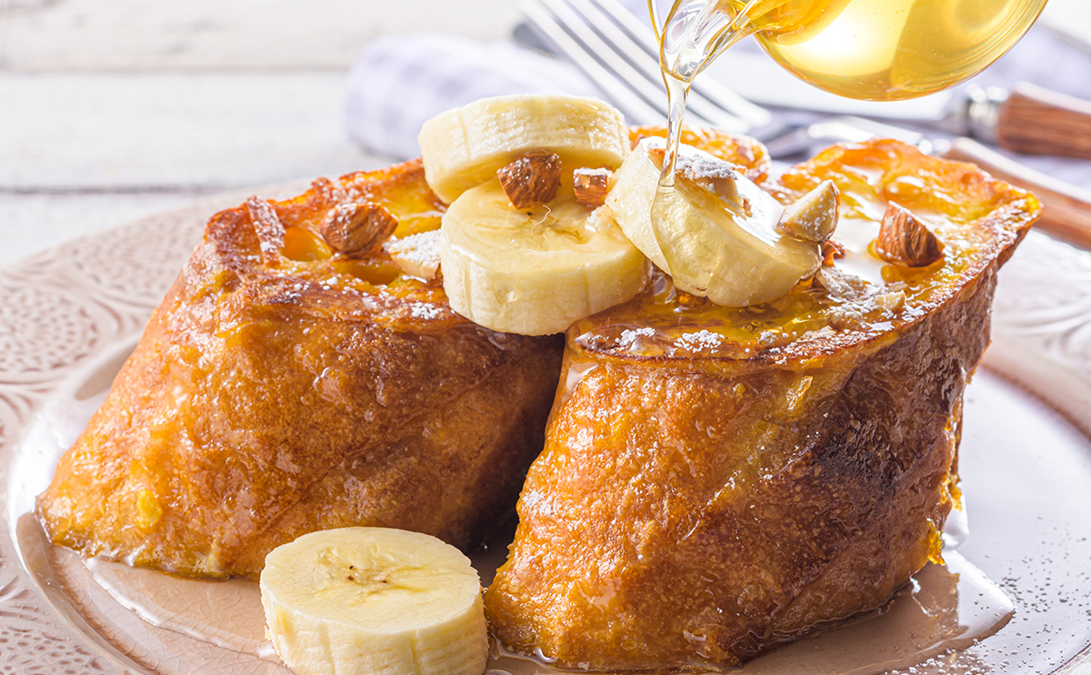 アーモンドミルクのフレンチトースト