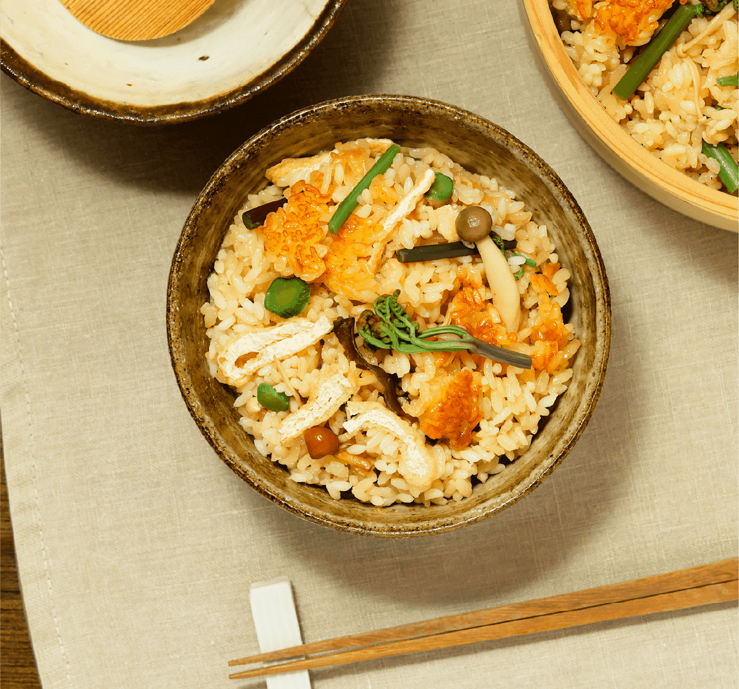 山菜炊き込みごはん