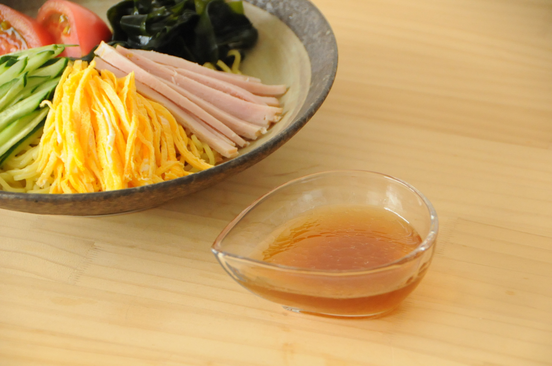 しょう油ラーメンスープで冷やし中華の作り方・レシピ