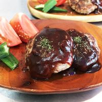材料４つで本格ジューシィハンバーグ＊卵・パン粉・牛乳なし＊