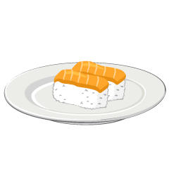 ホタテのお寿司イラスト - No: 1663764無料イラスト・フリー素材なら「イラストAC」