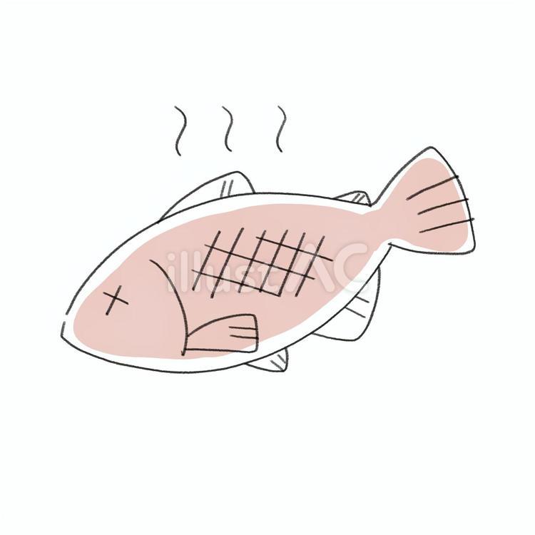 焼き魚の無料イラスト
