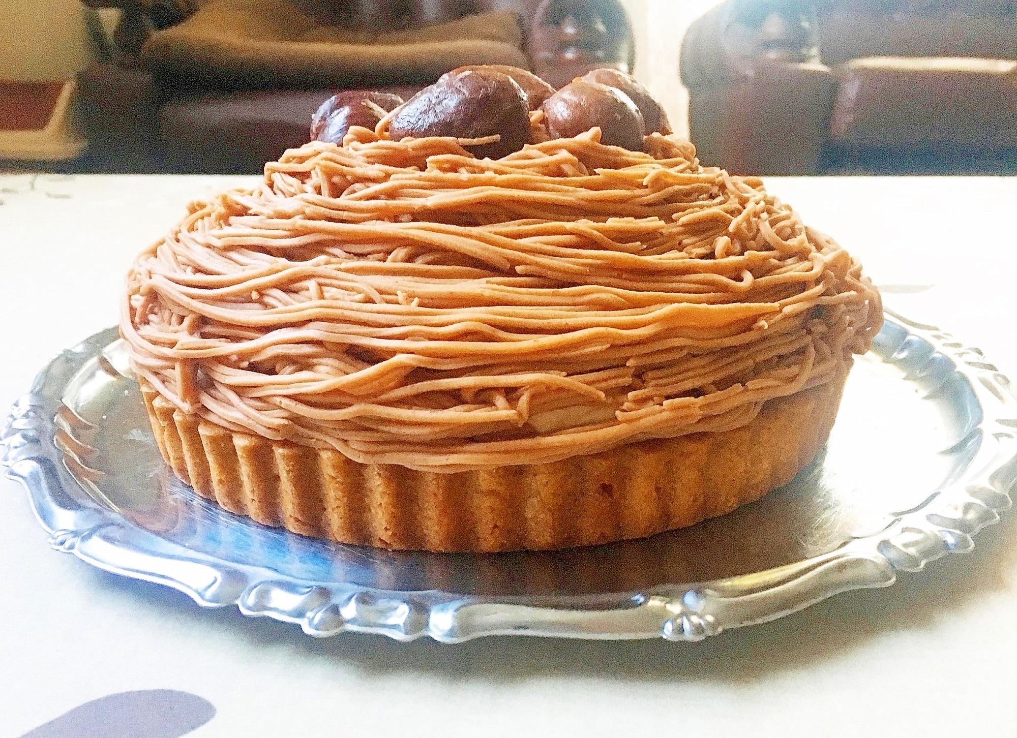 栗の渋皮煮で＊マロンタルト by mutsu＊クックパッド簡単おいしいみんなのレシピが392万品