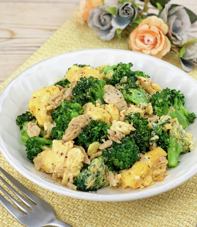 相性抜群♡旨味たっぷり♡ブロッコリーとツナの塩昆布漬け♡