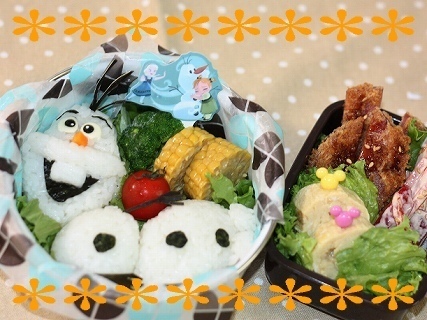 ☆ エルサandオラフ 弁当箱 1段 ドーム型 通販 お弁当箱 子供 男の子 女の子 ランチボックス 450ml キャラクター ディズニーDisney カーLINEブランドカタログ