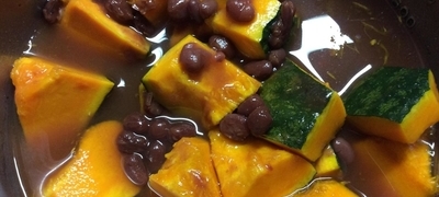 ほっこりほこほこ「豚ばら肉とかぼちゃのいとこ煮」。 : イェジンさんち ～예진의 엄마 손～