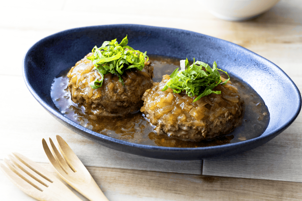 ハンバーグと白菜のオイスターソース煮込みレシピエスビー食品株式会社