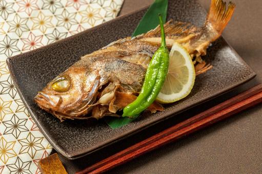 メバルの唐揚げ ネギソース今月のおうちごはん