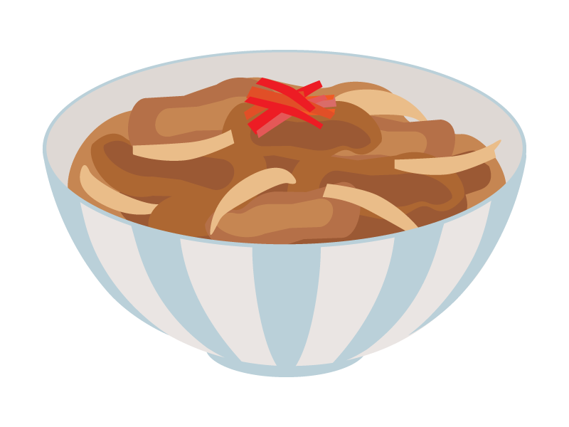 どんぶり イラストのかわいい手書き無料フリー素材まとめ - ONWAイラスト