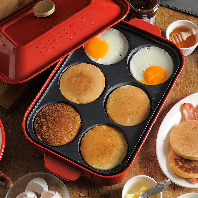 ホットプレート・プチパンケーキ - レシピナビ