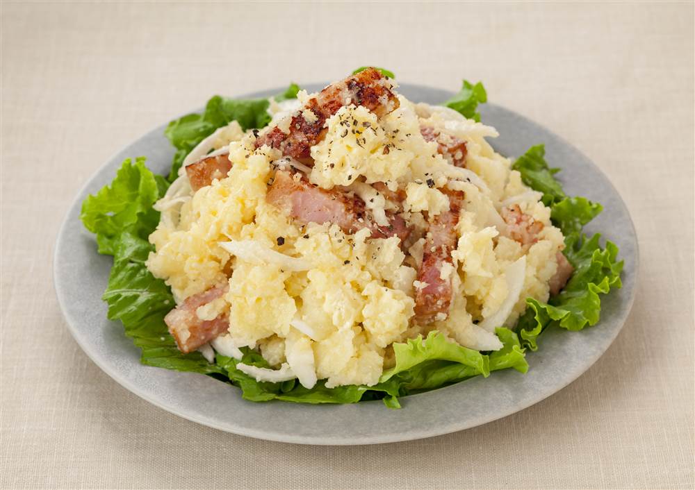 しっかり食べ応え♪ ベーコンポテトサラダ