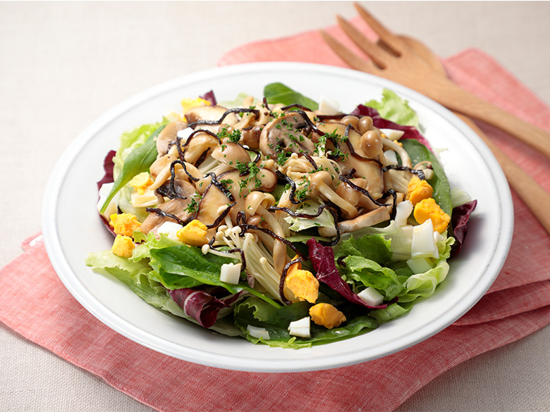 きのこの温サラダ