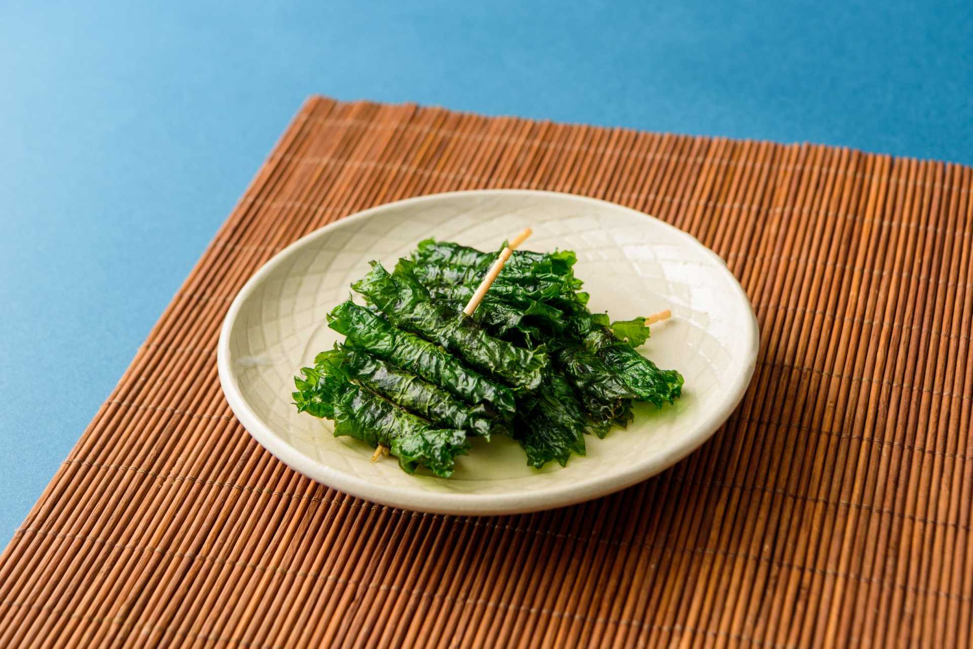 ご飯のお供しそ巻きみそ