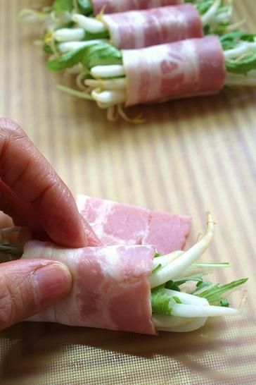 もやしのベーコンサラダ