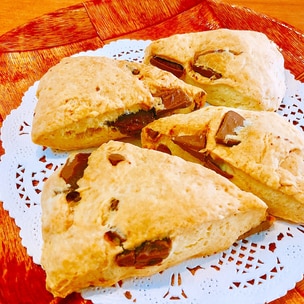 210904 天ぷら粉で！チョコチップスコーン