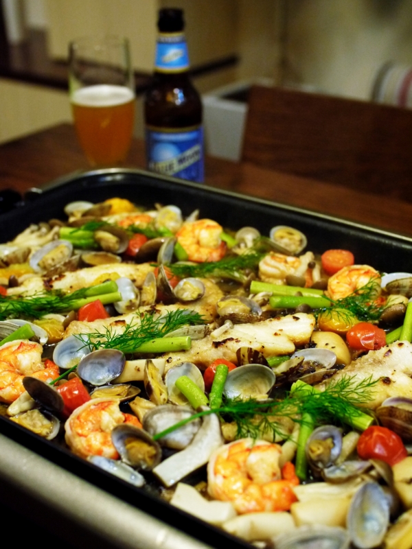 シーフードBBQパーティー - レシピナビ