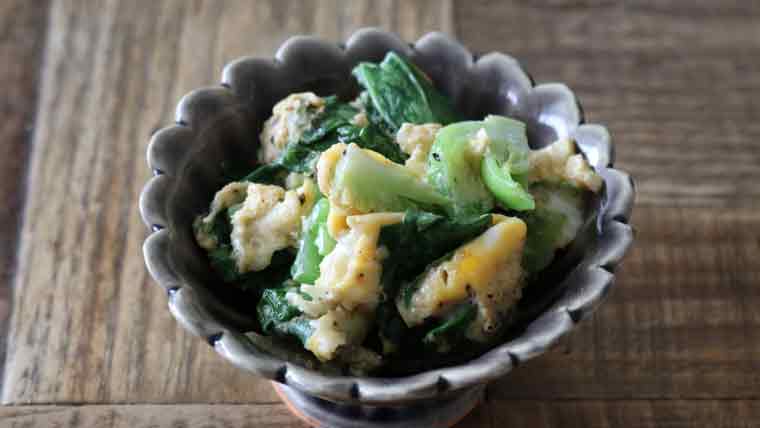 チンゲン菜とにんじんの塩昆布和えゆり子のおいしい暮らし