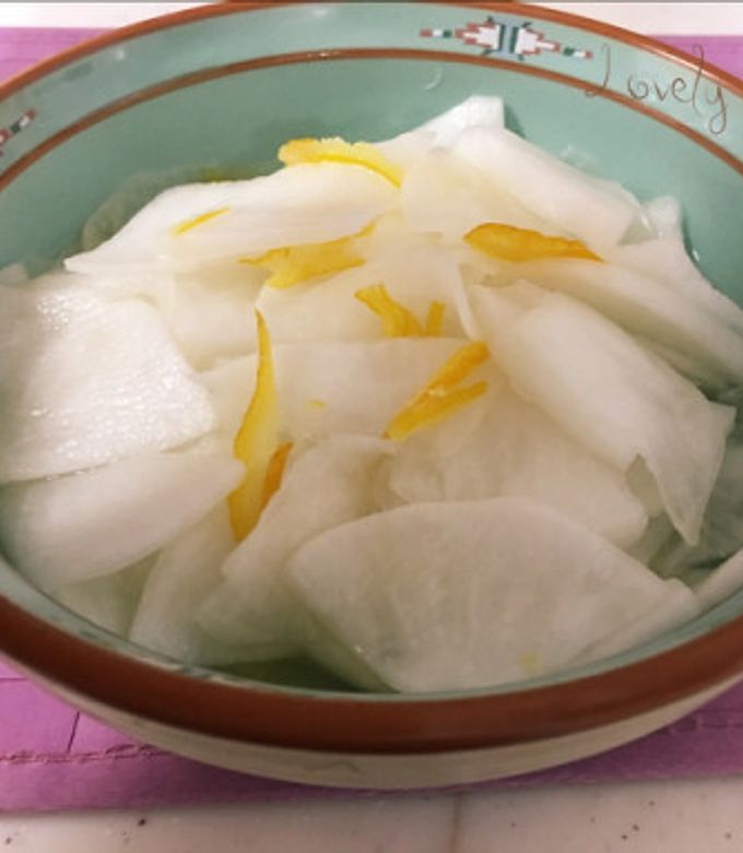 混ぜてチンして5分♪やみつき♪『大根のだしポン酢漬け』