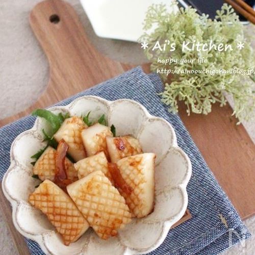 簡単おつまみ＊屋台風イカ焼き