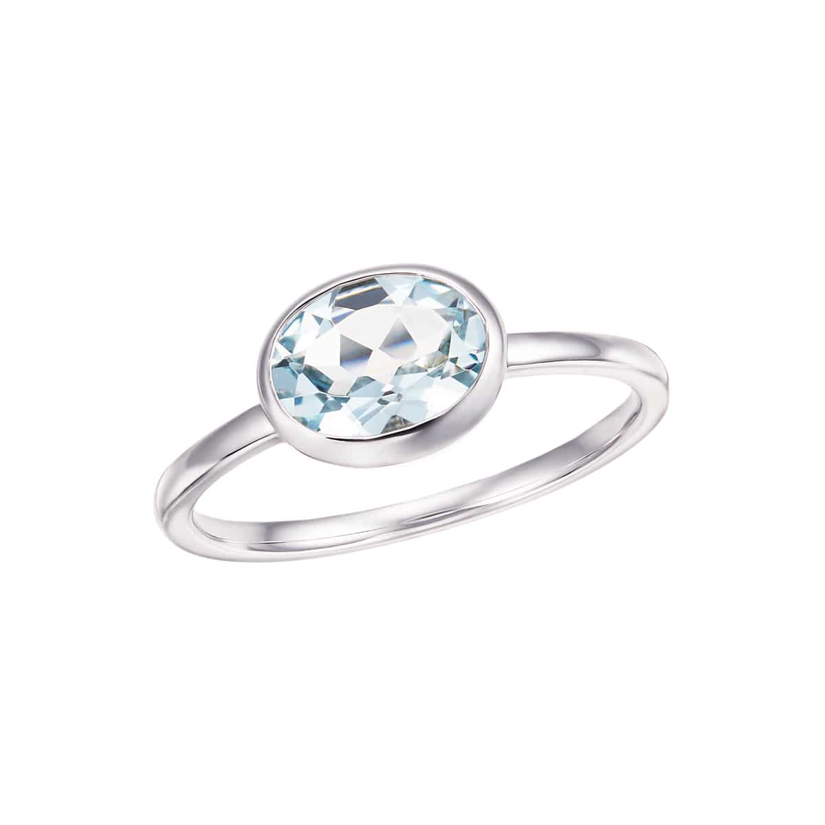 アクアマリン ダイヤモンド プラチナリング 3月誕生石25H01609京セラジュエリー オンラインストア