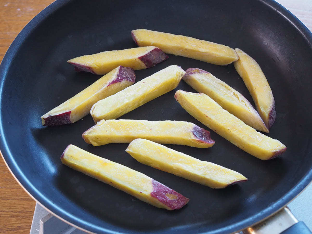 業務スーパー アク抜きなどの下処理要らず！暑い日も時短でラクラク「冷凍さつまいも乱切り」を使ったアレンジレシピ3選イチオシichioshi