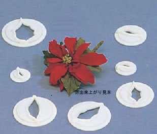 クリスマス ポインセチア クッキー型 スタンプ付き- aura_icing GALLERYminne byGMOペパボ国内最大級のハンドメイド・手作り通販サイト