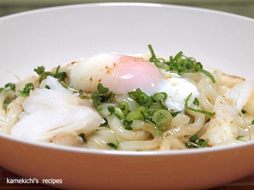 野菜たっぷりあんかけうどん～ゆず胡椒風味おいし工房の一品