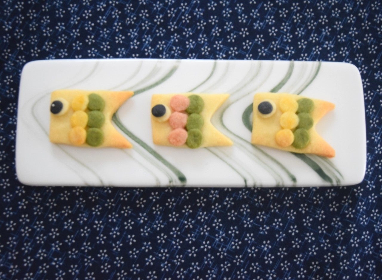 セリア クッキー型 こいのぼりTikTok