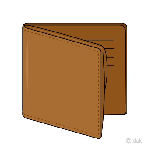 がま口財布とお金のイラスト無料のフリー素材 イラストエイト