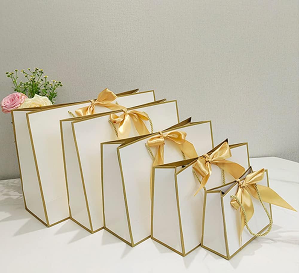 レトロポップなギフトバッグ 5枚入 マチあり紙袋 ペーパーバッグ ラッピング袋 おしゃれ 大人かわいい バレンタインiichi日々の暮らしを心地よくするハンドメイドやアンティークのマーケットプレイス