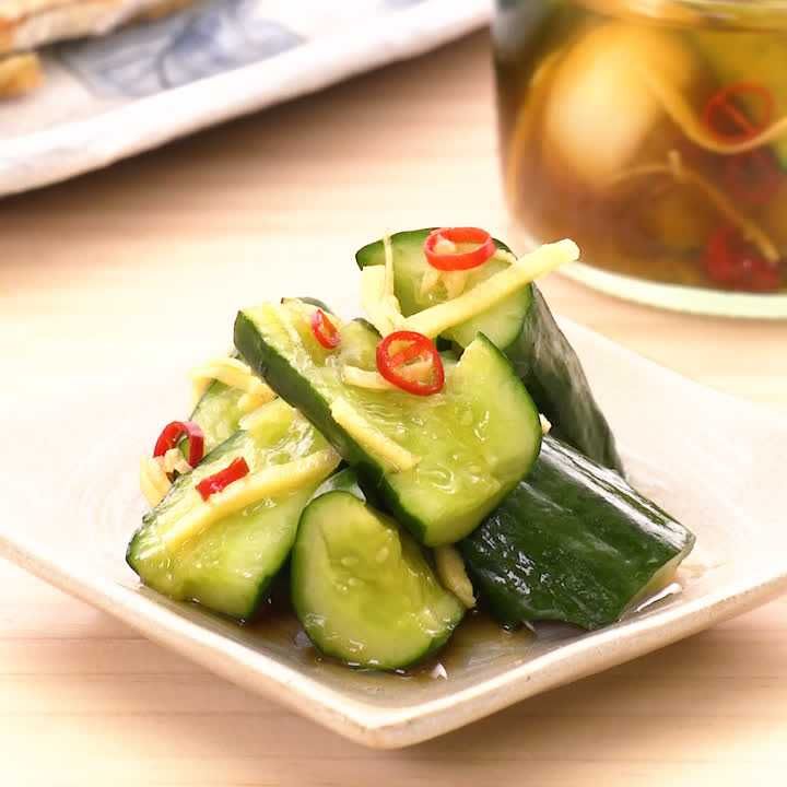 白だしとゆず胡椒で漬けるきゅうり