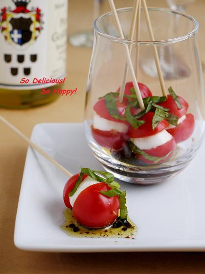 おもてなしにおすすめ♪ ミニトマトの一口カプレーゼ