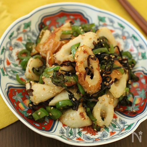 基本からアレンジまで！思わずつくりたくなる「ちくわ ピーマン塩昆布」のレシピ集クックパッド