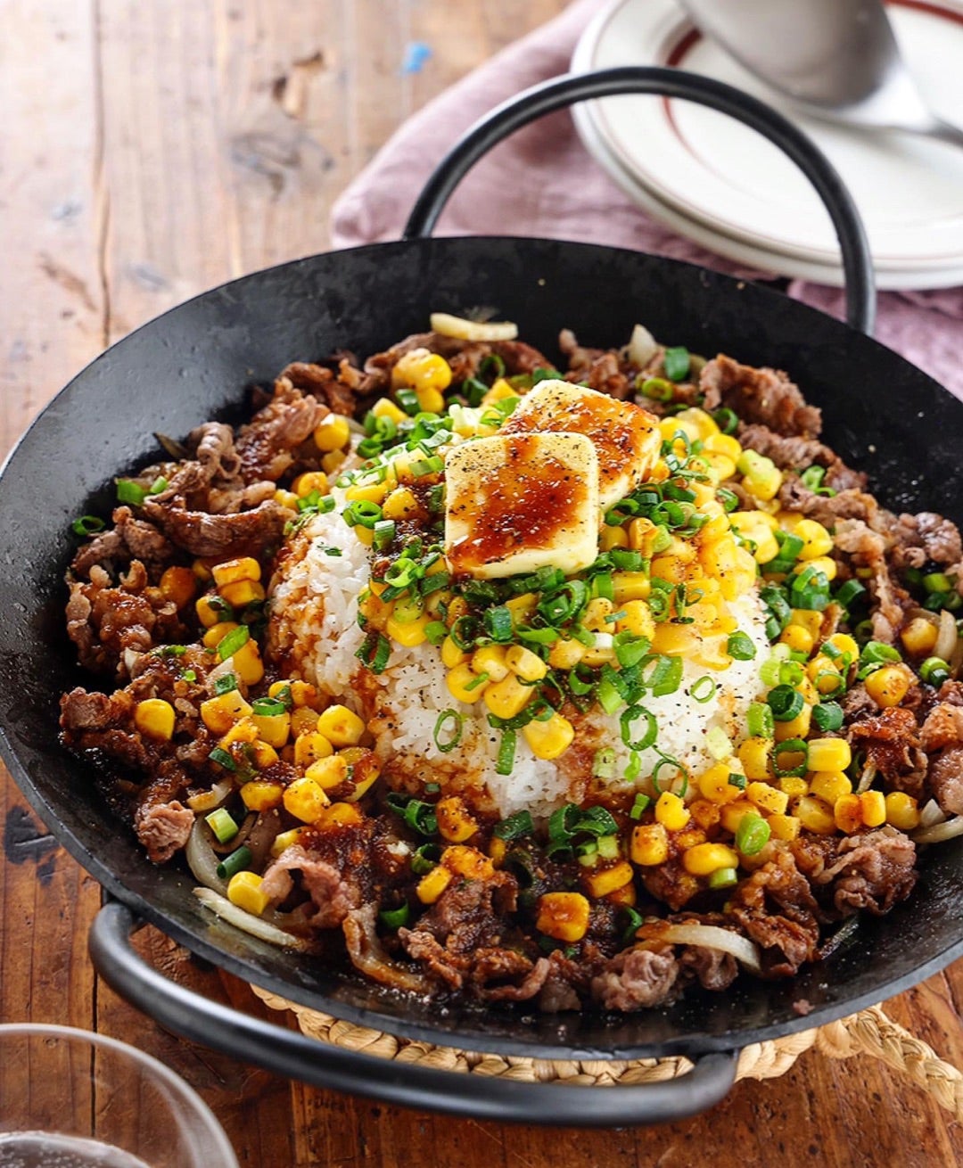 ペッパーライスの作り方タレなしで簡単1パンワンパンレシピ