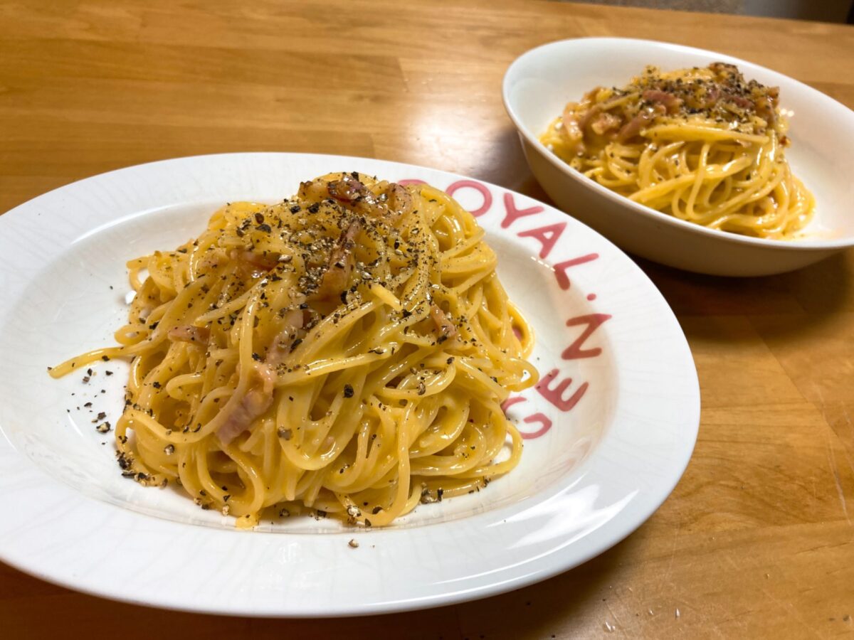 乾麺で作るカルボナーラうどん – リュウジのバズレシピメモ 作り方・コツ・感想It's a piece of cake