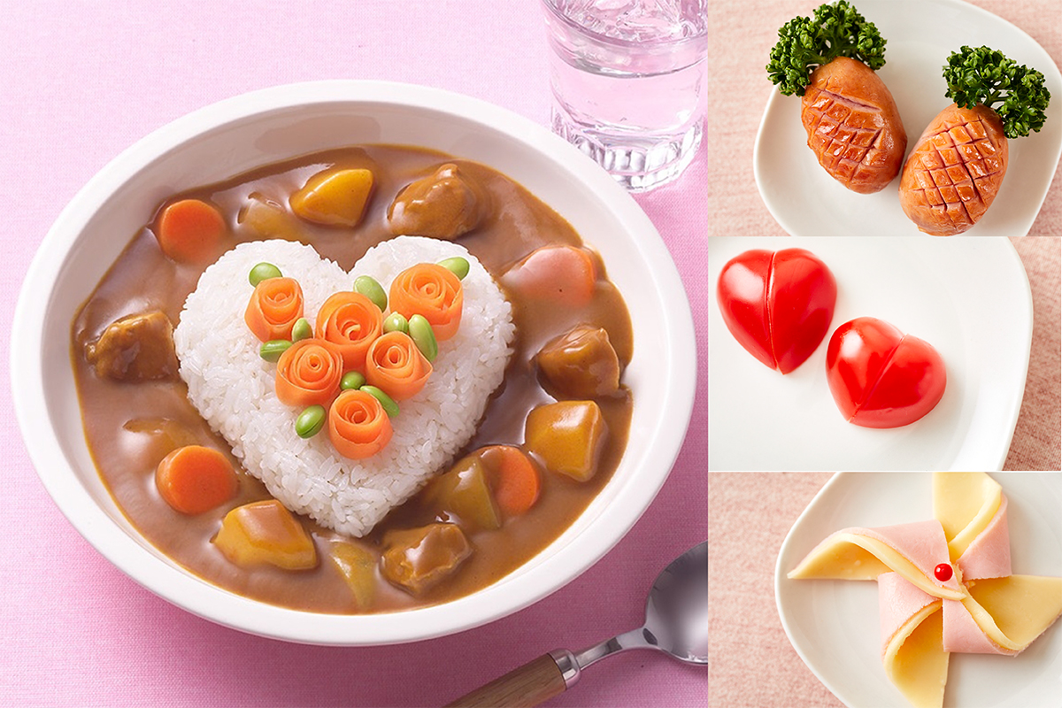 カレーの飾りつけ&盛りつけ。簡単でかわいいアイデア大集合！こだわりカレー術カレーハウスハウス食品