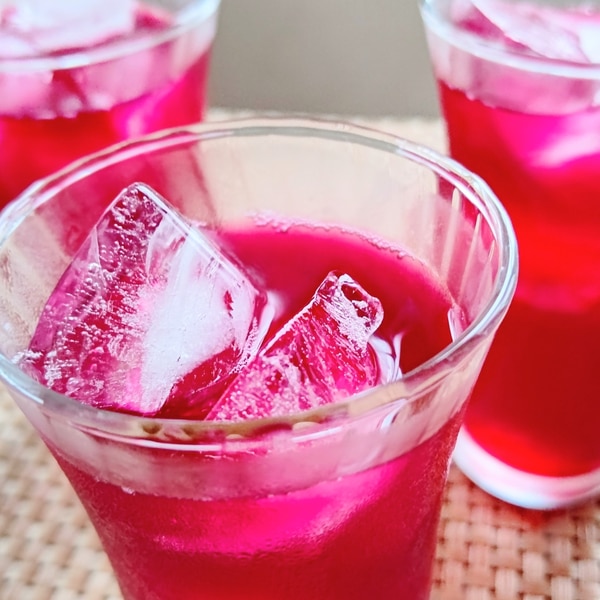 紫蘇ジュースの絞りかすで和風赤紫蘇ベーゼの作り方│soraironote