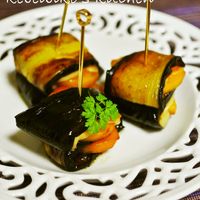 なすとトマトのチーズ焼き